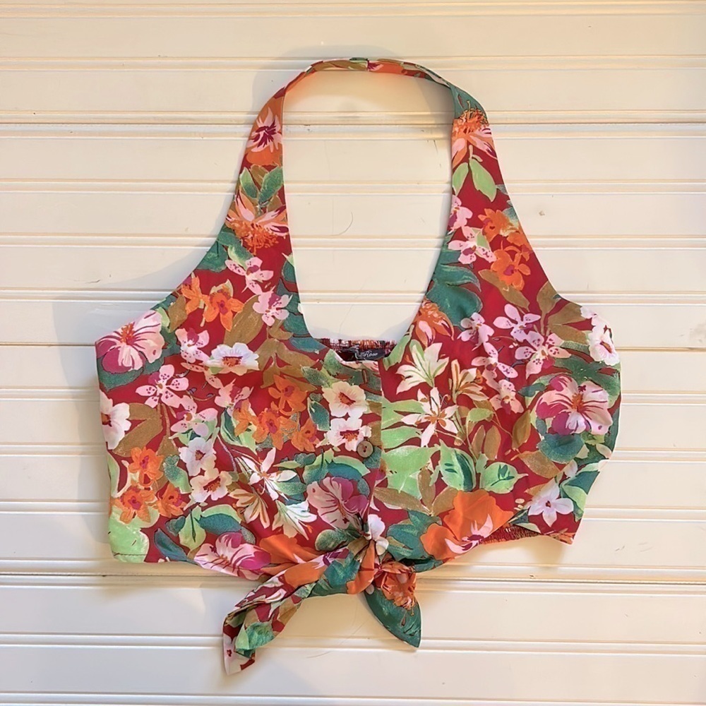 Lily Rose Floral Crop Top | SIZE S